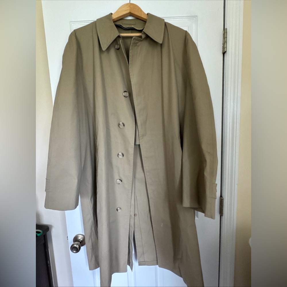 London Fog Men's Beige Trench Coat